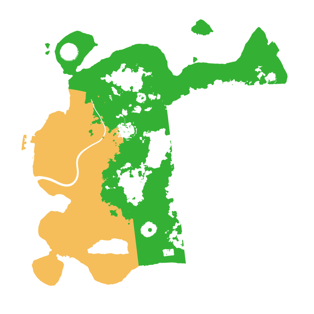 Biome Rust Map: Procedural Map, Size: 3100, Seed: 365165669