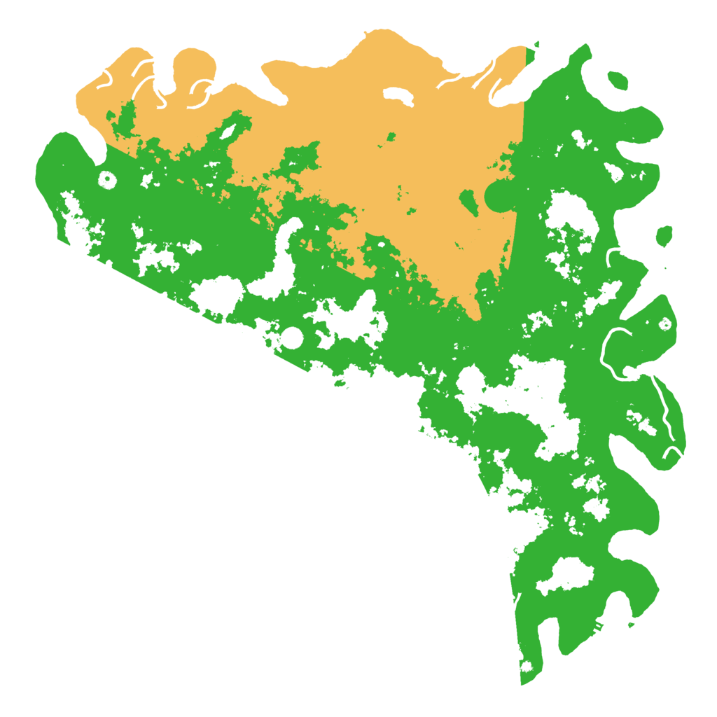 Biome Rust Map: Procedural Map, Size: 6000, Seed: 568598