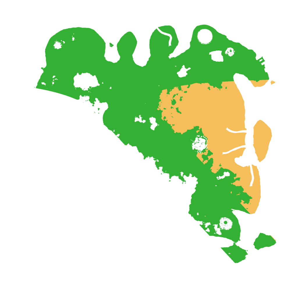 Biome Rust Map: Procedural Map, Size: 3500, Seed: 763709760