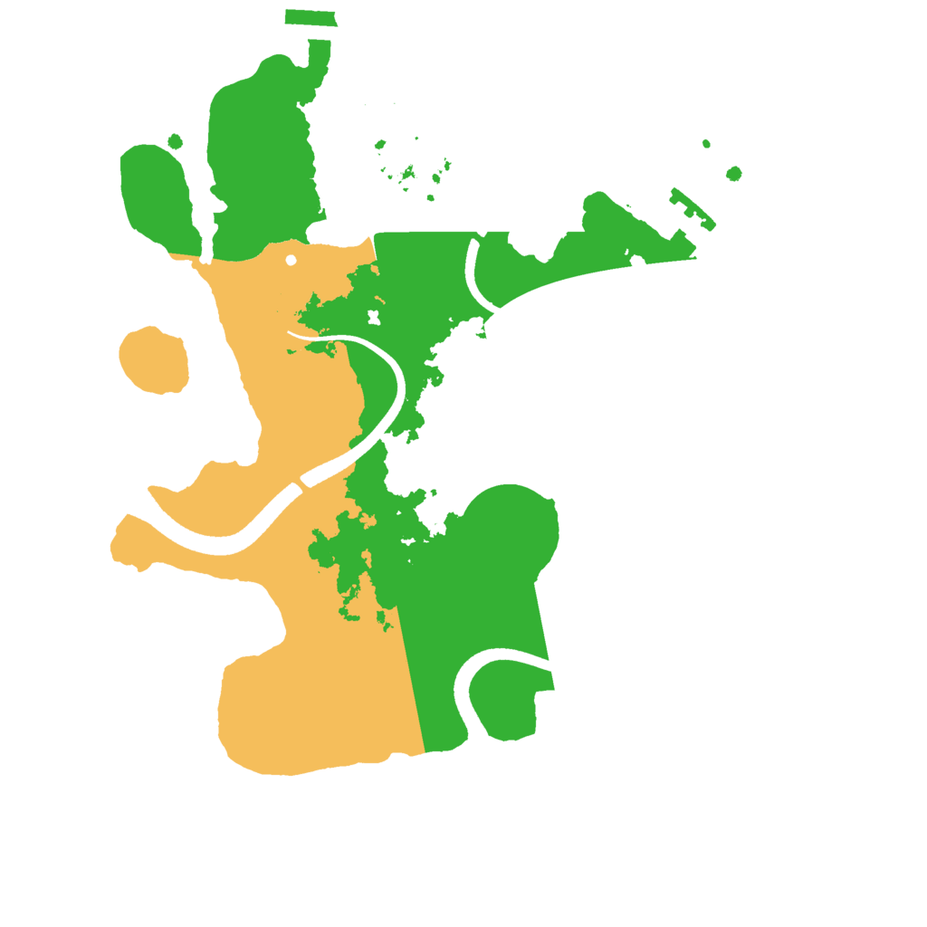 Biome Rust Map: Procedural Map, Size: 2500, Seed: 191104226