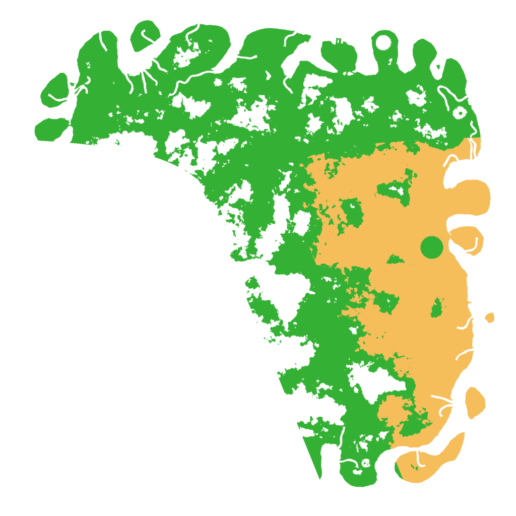 Biome Rust Map: Procedural Map, Size: 6000, Seed: 1273762423
