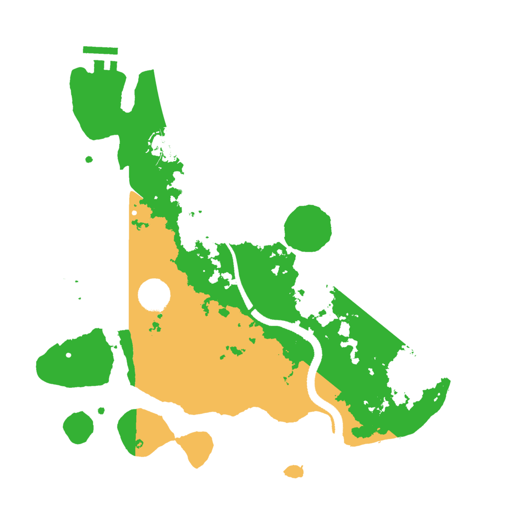 Biome Rust Map: Procedural Map, Size: 3000, Seed: 2109475079