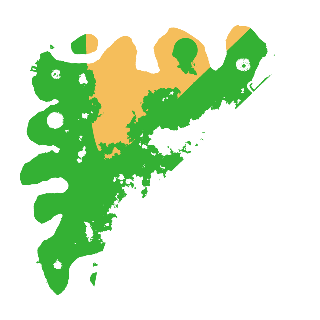 Biome Rust Map: Procedural Map, Size: 3500, Seed: 230882649
