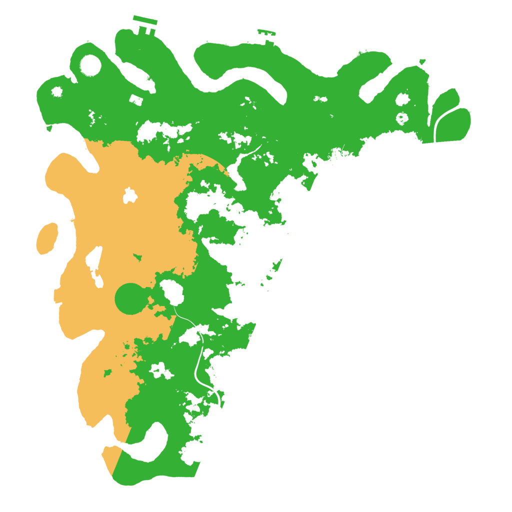 Biome Rust Map: Procedural Map, Size: 4250, Seed: 919338665