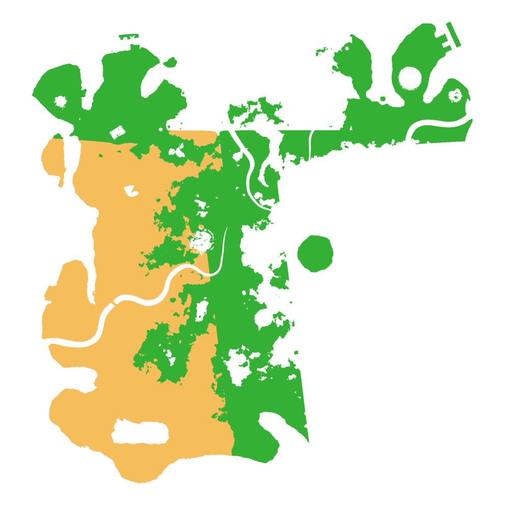 Biome Rust Map: Procedural Map, Size: 4000, Seed: 365165669
