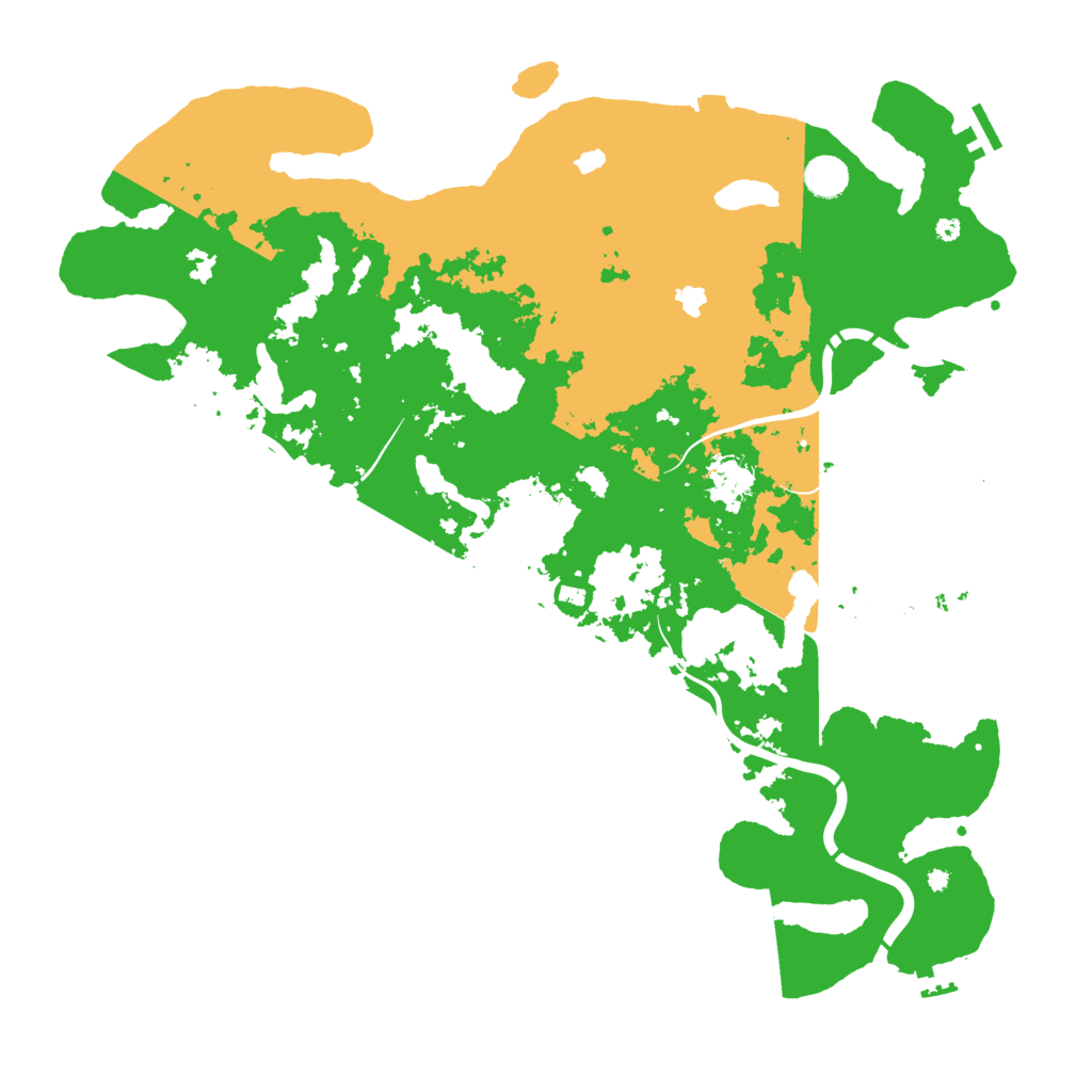 Biome Rust Map: Procedural Map, Size: 4500, Seed: 4250