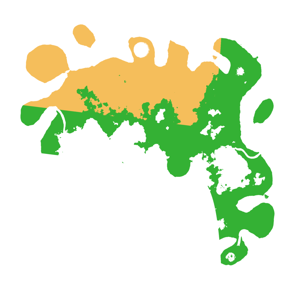 Biome Rust Map: Procedural Map, Size: 3500, Seed: 1433326694