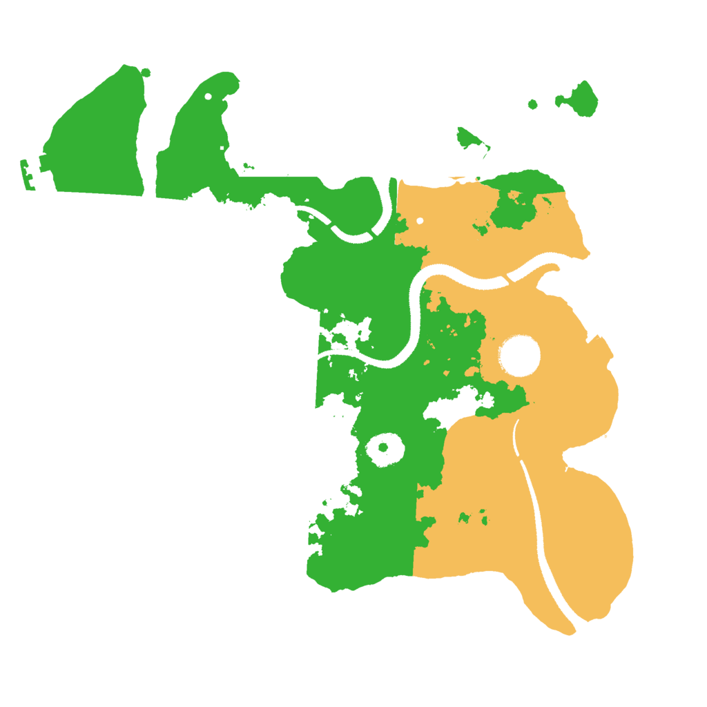 Biome Rust Map: Procedural Map, Size: 3000, Seed: 82284