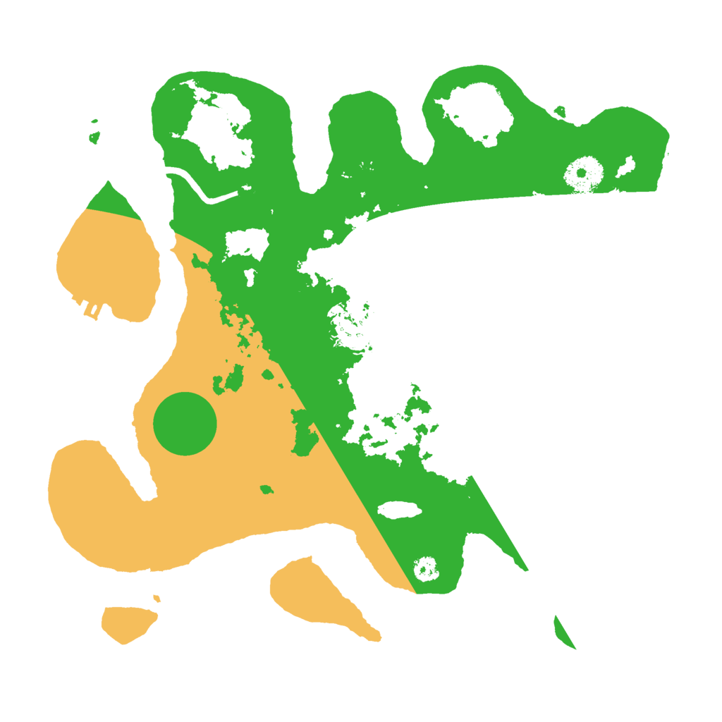 Biome Rust Map: Procedural Map, Size: 3000, Seed: 32825