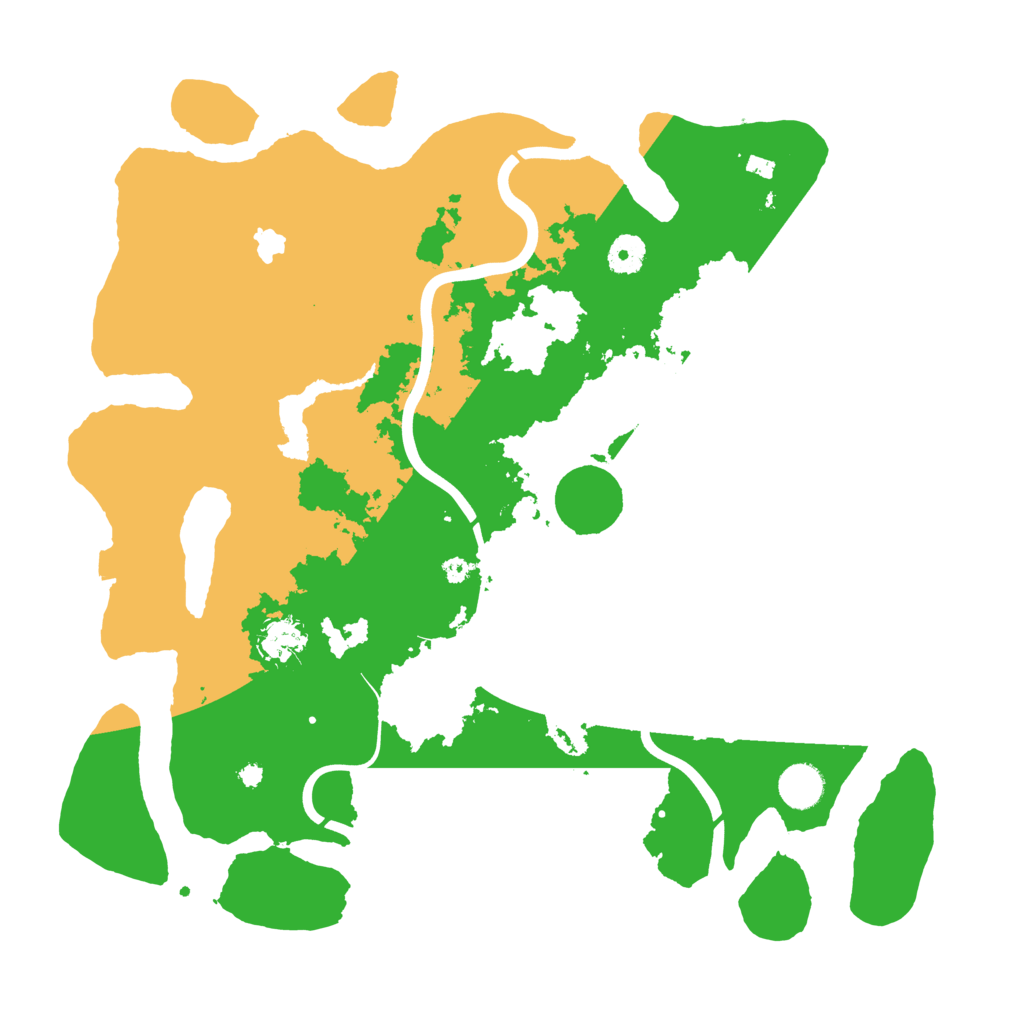 Biome Rust Map: Procedural Map, Size: 4000, Seed: 1349627494