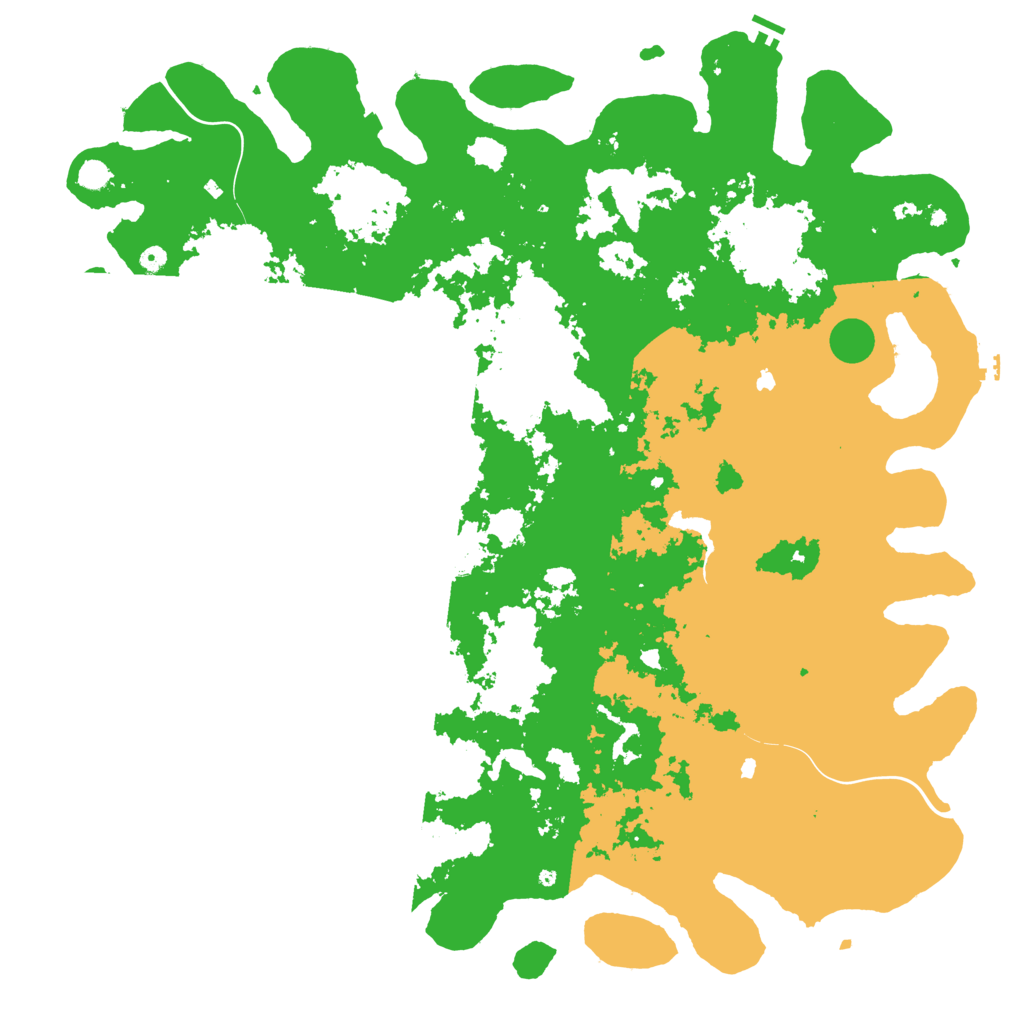 Biome Rust Map: Procedural Map, Size: 6000, Seed: 1581620202
