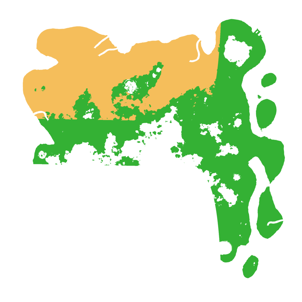 Biome Rust Map: Procedural Map, Size: 4000, Seed: 74093