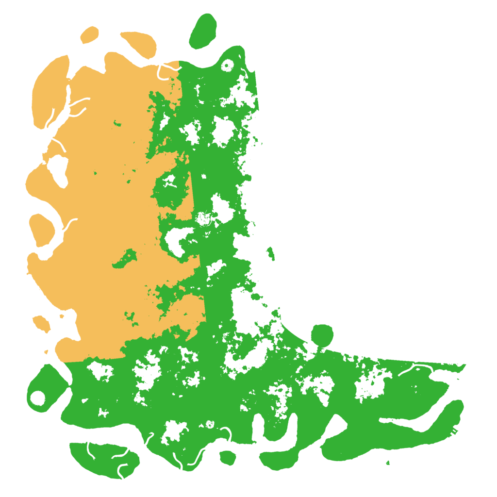 Biome Rust Map: Procedural Map, Size: 6000, Seed: 98541564