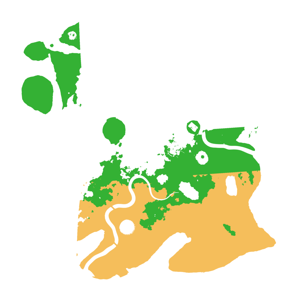 Biome Rust Map: Procedural Map, Size: 3500, Seed: 72405054