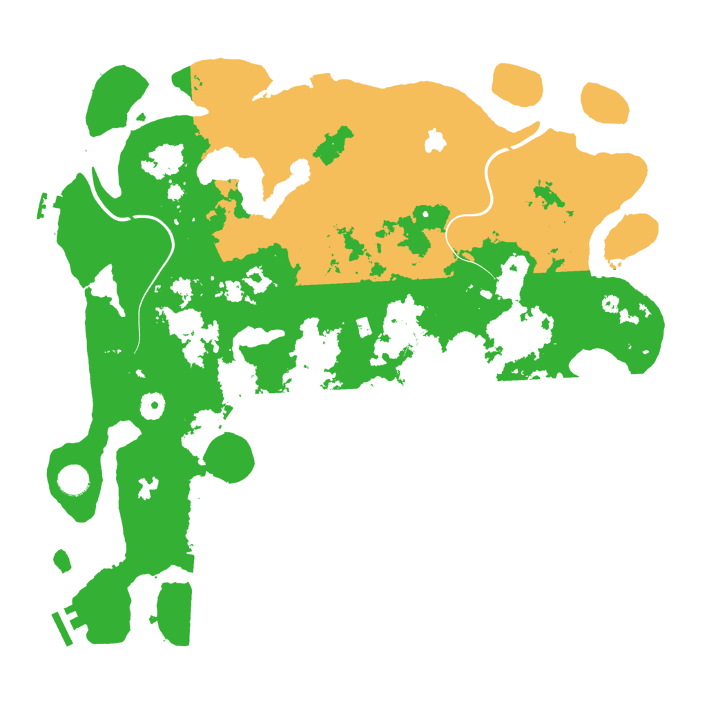 Biome Rust Map: Procedural Map, Size: 4000, Seed: 118655359