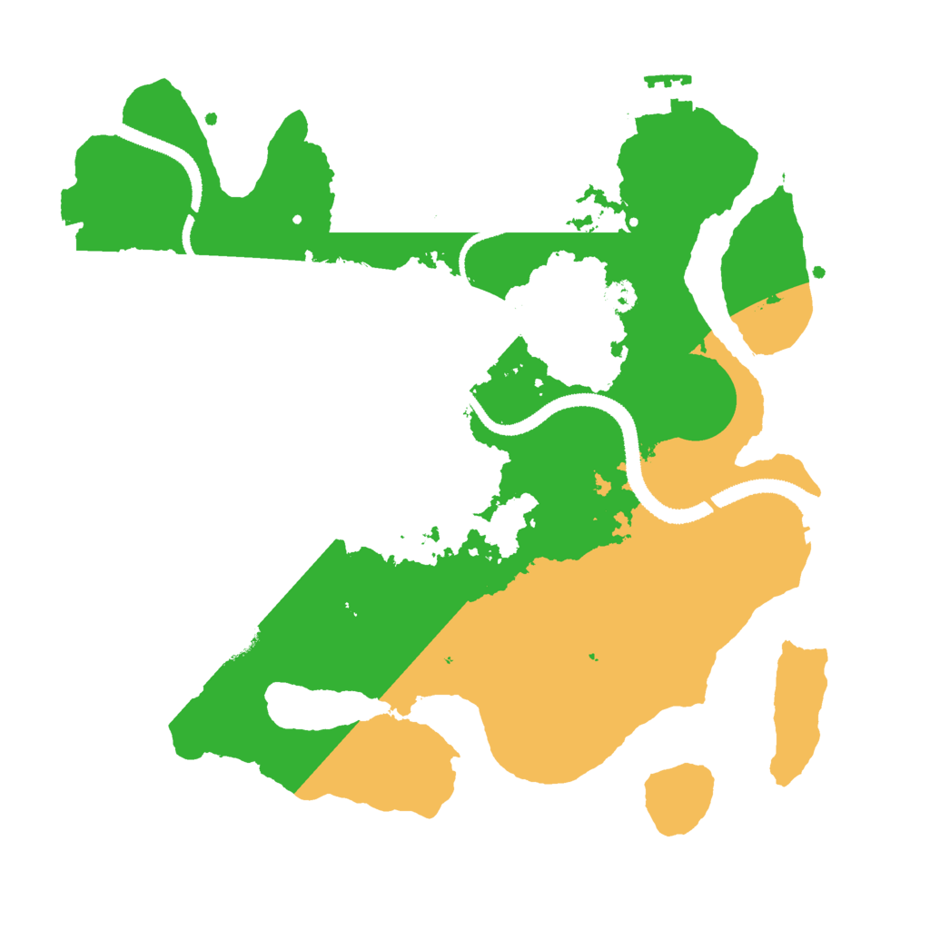 Biome Rust Map: Procedural Map, Size: 3000, Seed: 125271791