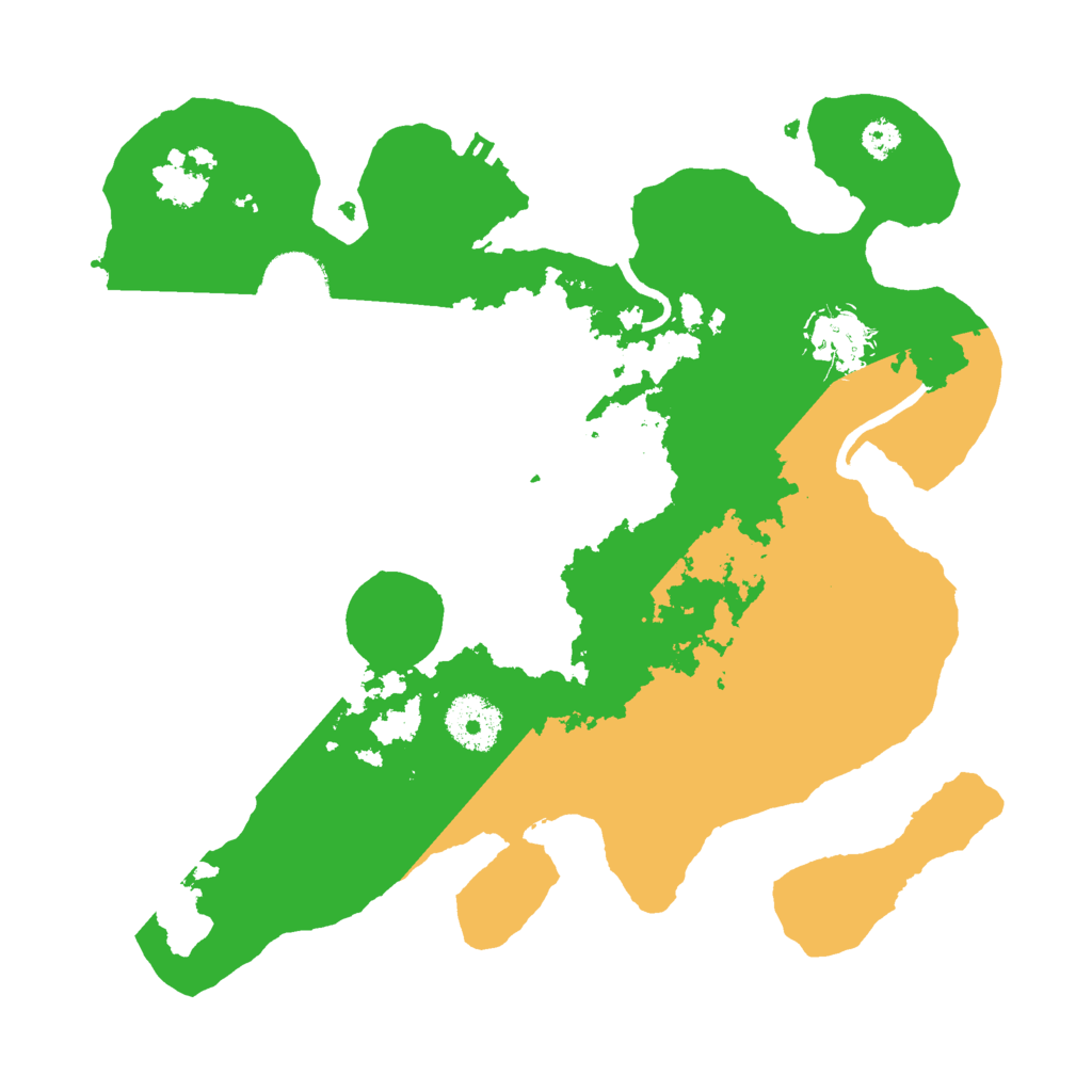 Biome Rust Map: Procedural Map, Size: 3000, Seed: 2091054866