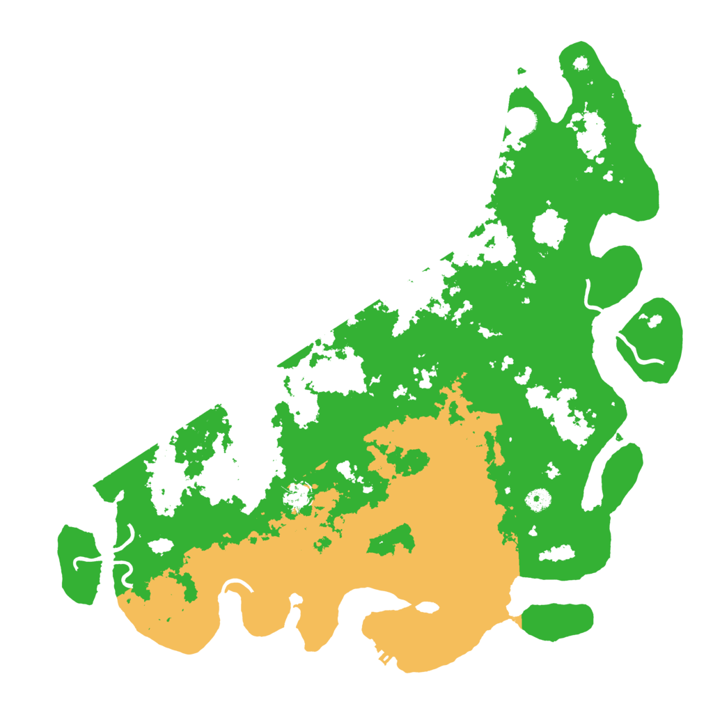 Biome Rust Map: Procedural Map, Size: 4500, Seed: 1741272203