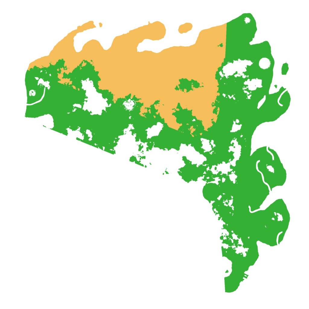 Biome Rust Map: Procedural Map, Size: 4800, Seed: 100848731