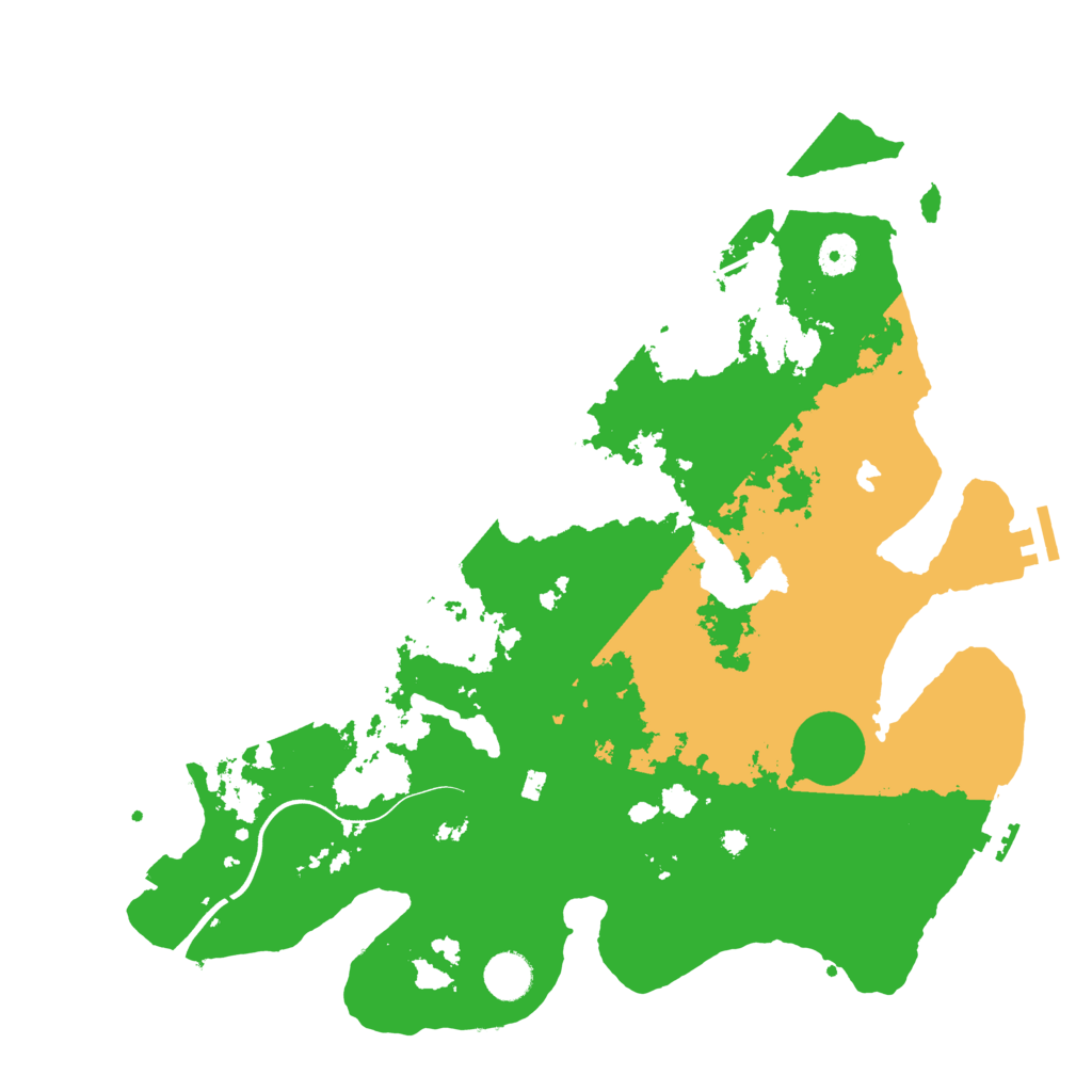 Biome Rust Map: Procedural Map, Size: 4000, Seed: 831153