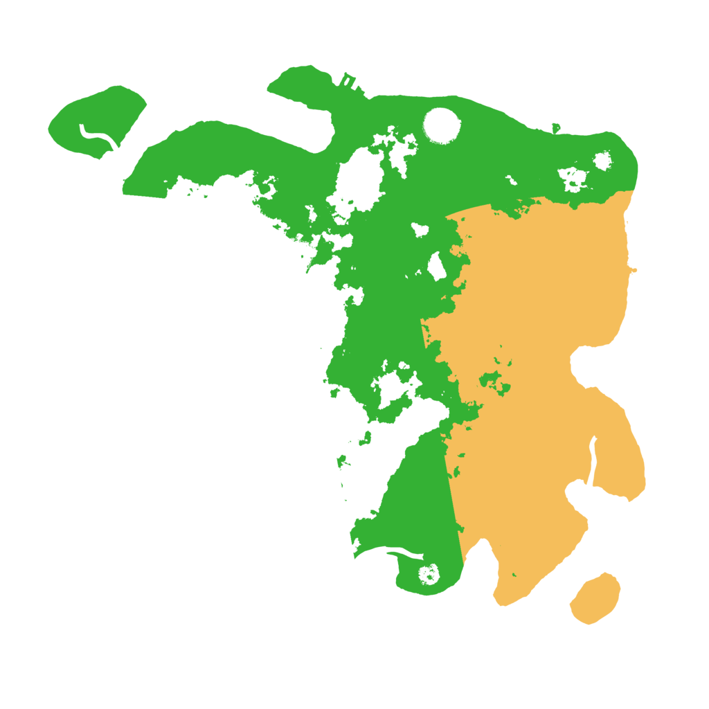 Biome Rust Map: Procedural Map, Size: 3500, Seed: 1901919155