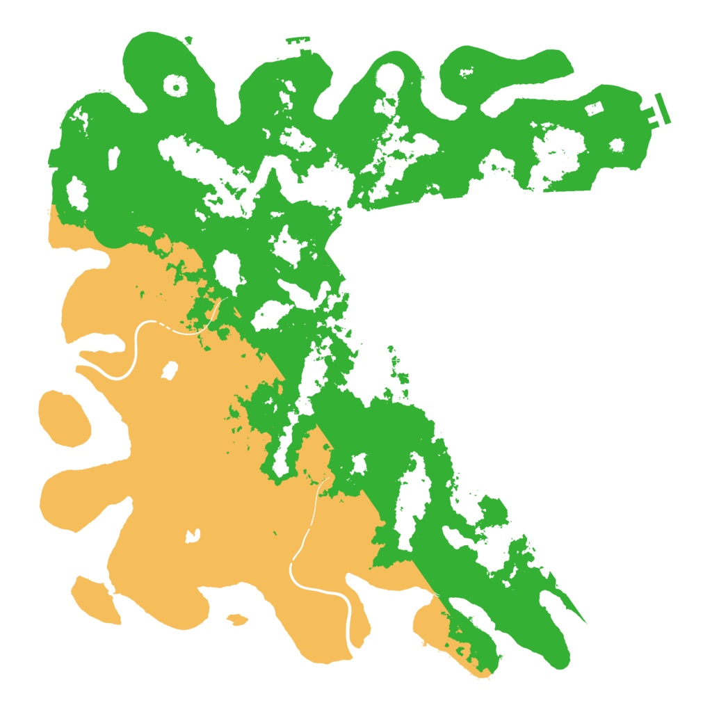 Biome Rust Map: Procedural Map, Size: 4500, Seed: 1454910918