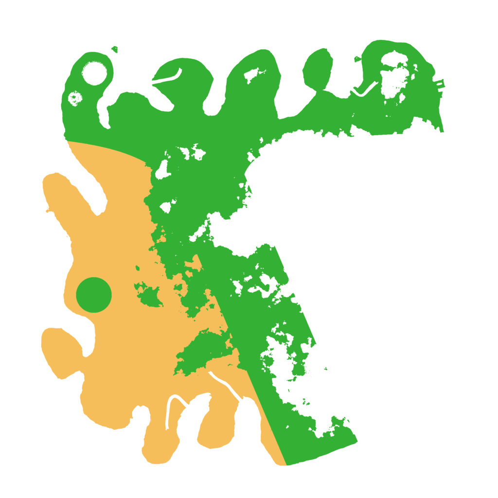 Biome Rust Map: Procedural Map, Size: 3700, Seed: 610025907