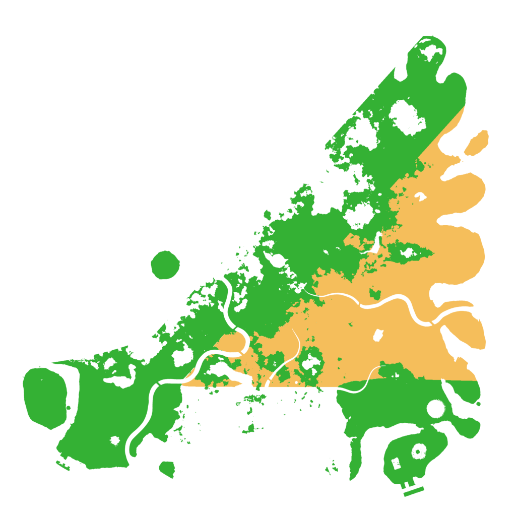 Biome Rust Map: Procedural Map, Size: 5000, Seed: 6172894