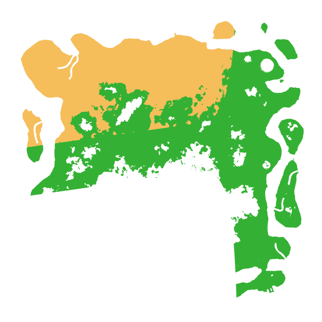 Biome Rust Map: Procedural Map, Size: 4250, Seed: 45634322