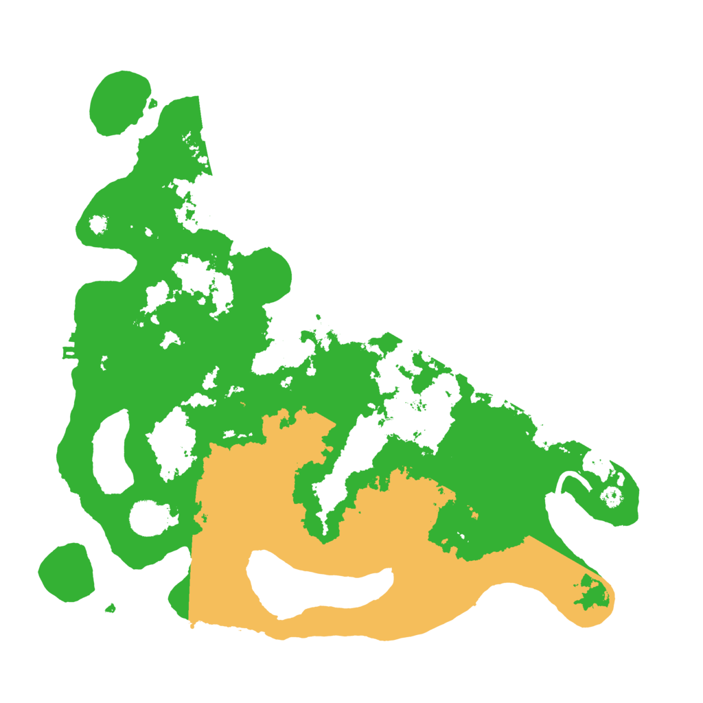 Biome Rust Map: Procedural Map, Size: 3500, Seed: 52111560