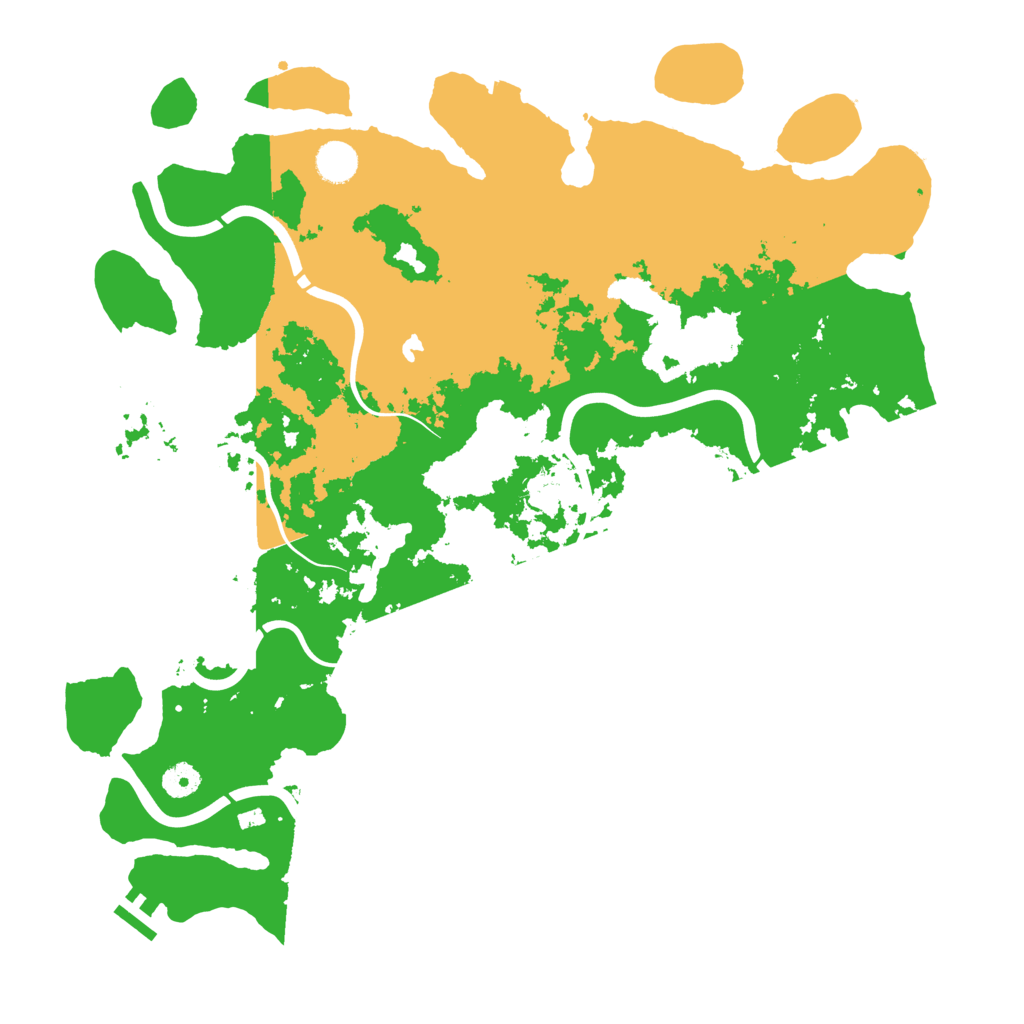 Biome Rust Map: Procedural Map, Size: 4300, Seed: 935652461