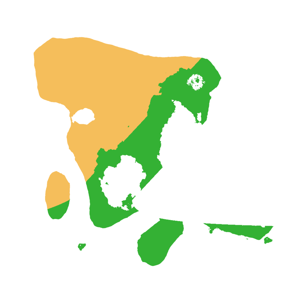 Biome Rust Map: Procedural Map, Size: 2000, Seed: 84416