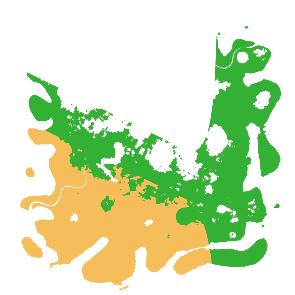 Biome Rust Map: Procedural Map, Size: 4500, Seed: 790627038
