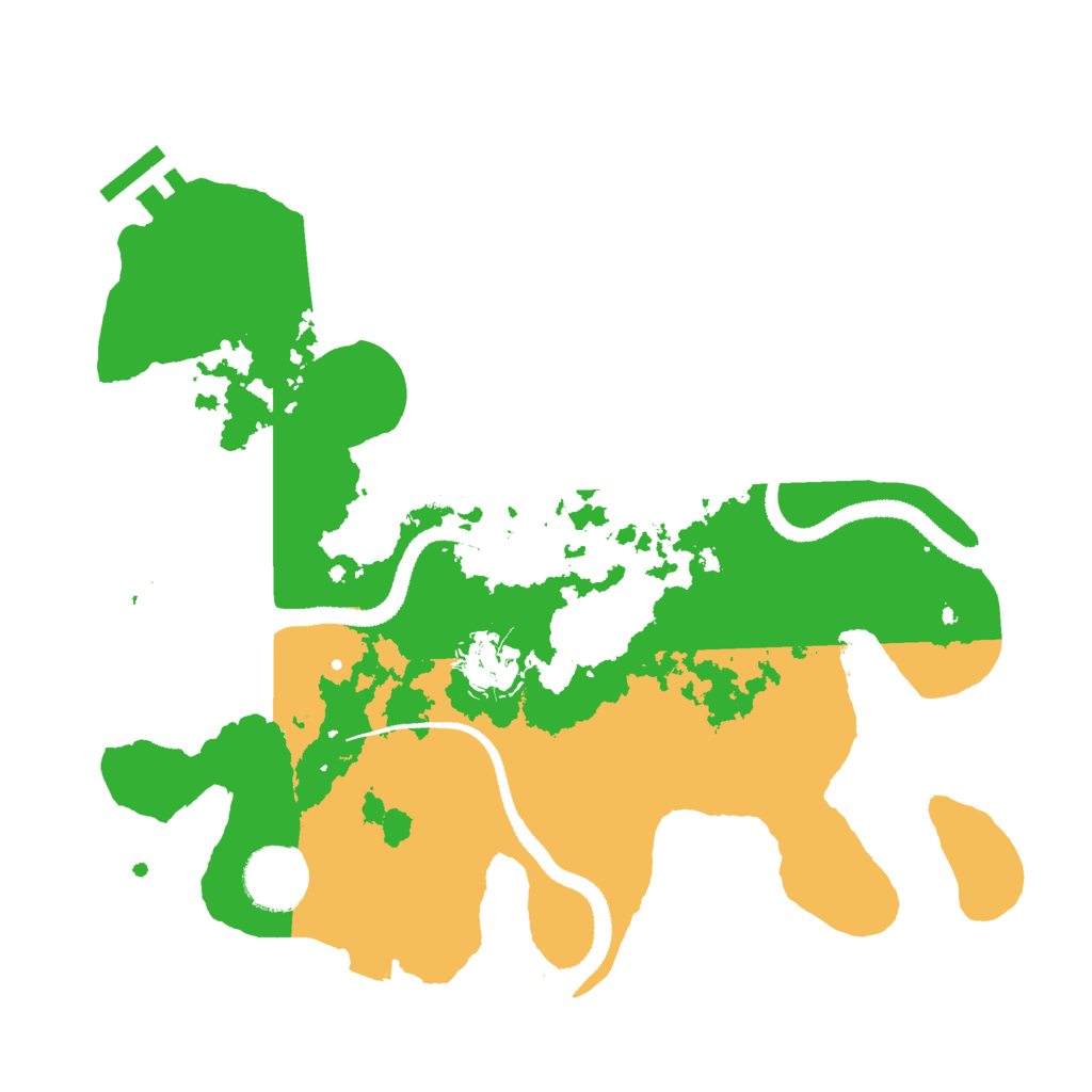Biome Rust Map: Procedural Map, Size: 3000, Seed: 889858560