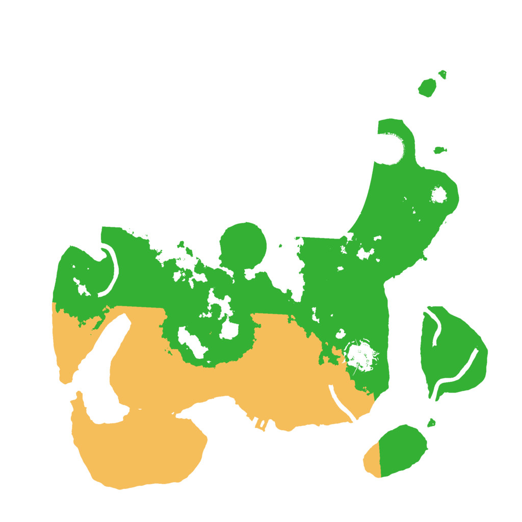 Biome Rust Map: Procedural Map, Size: 3000, Seed: 1586430033