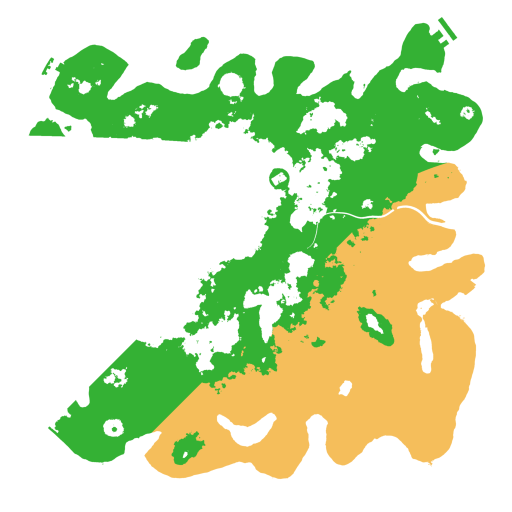 Biome Rust Map: Procedural Map, Size: 4000, Seed: 25431