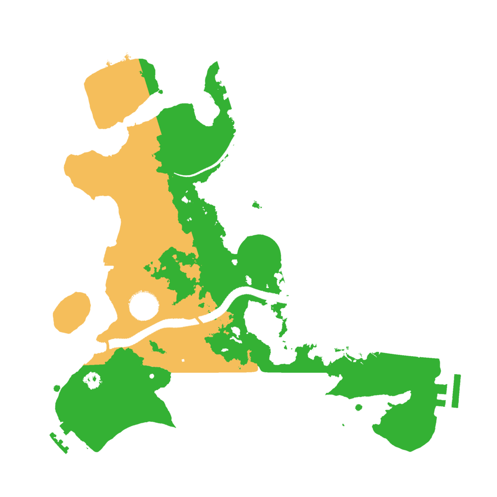 Biome Rust Map: Procedural Map, Size: 3000, Seed: 6914308