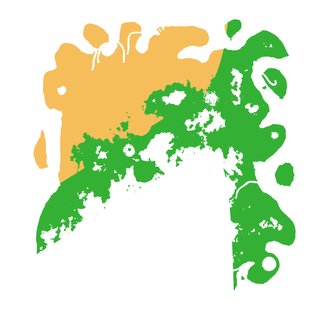 Biome Rust Map: Procedural Map, Size: 4000, Seed: 45225