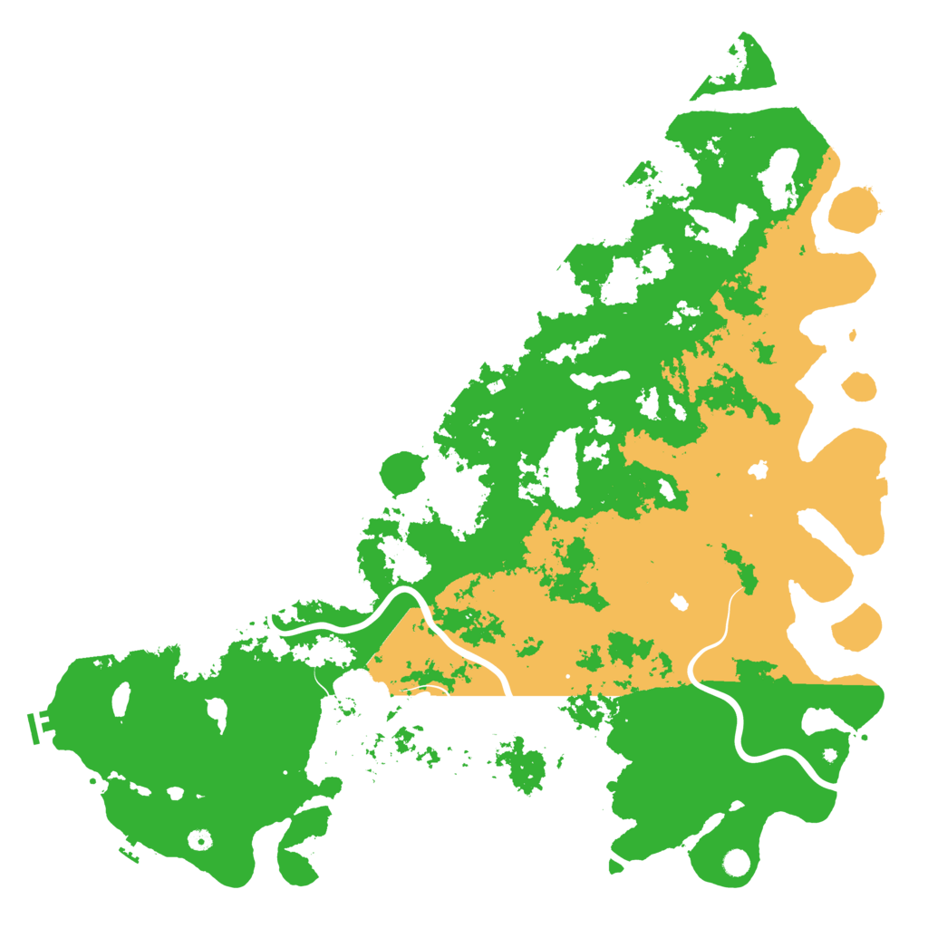 Biome Rust Map: Procedural Map, Size: 6000, Seed: 768