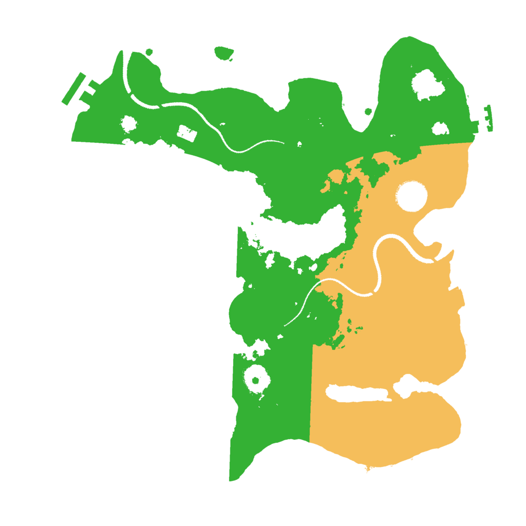 Biome Rust Map: Procedural Map, Size: 3000, Seed: 1755347231