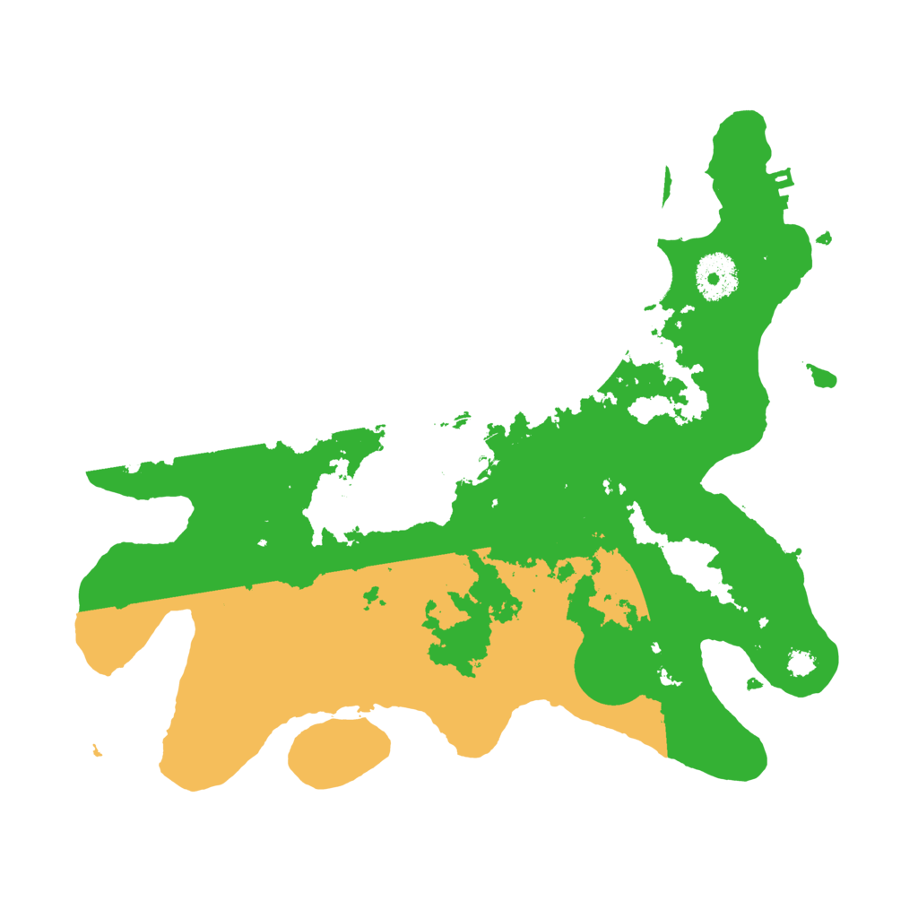 Biome Rust Map: Procedural Map, Size: 3100, Seed: 1755874578