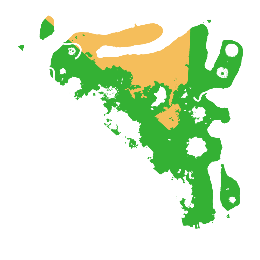 Biome Rust Map: Procedural Map, Size: 3500, Seed: 281624124