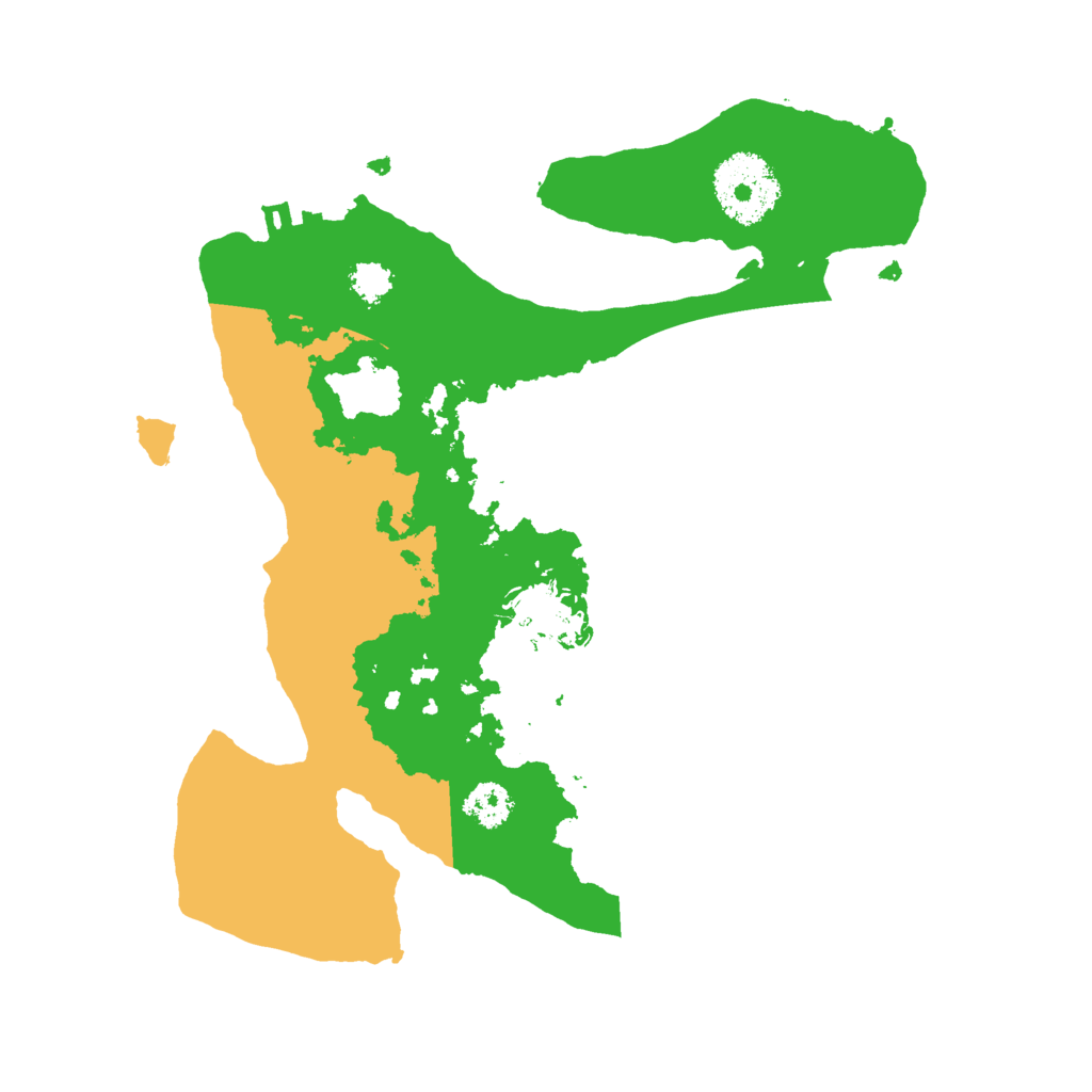 Biome Rust Map: Procedural Map, Size: 2500, Seed: 1939138124