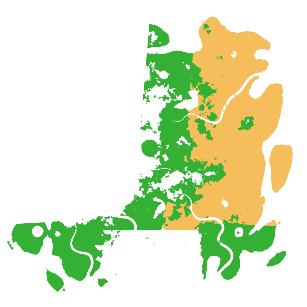 Biome Rust Map: Procedural Map, Size: 4800, Seed: 71714