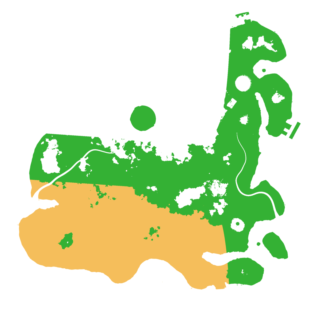 Biome Rust Map: Procedural Map, Size: 3500, Seed: 1497430618