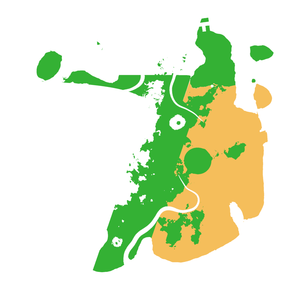 Biome Rust Map: Procedural Map, Size: 3000, Seed: 1440687802