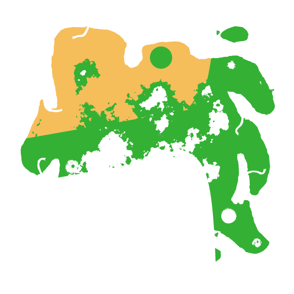 Biome Rust Map: Procedural Map, Size: 3500, Seed: 50633963