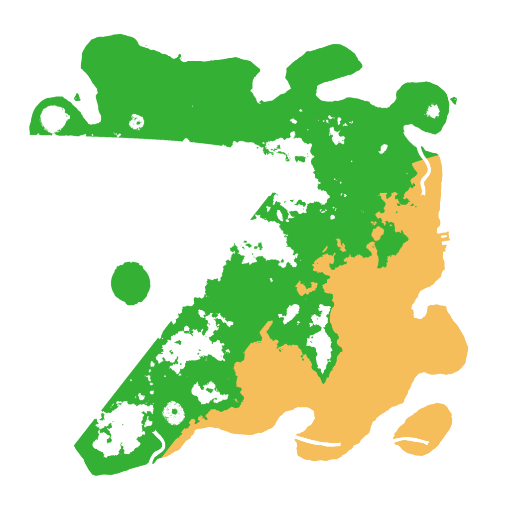 Biome Rust Map: Procedural Map, Size: 3500, Seed: 61580860