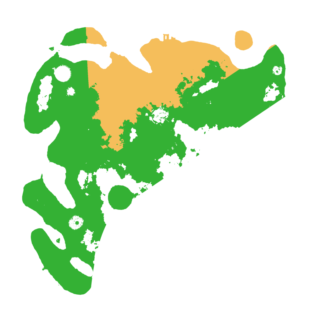 Biome Rust Map: Procedural Map, Size: 3500, Seed: 93915762