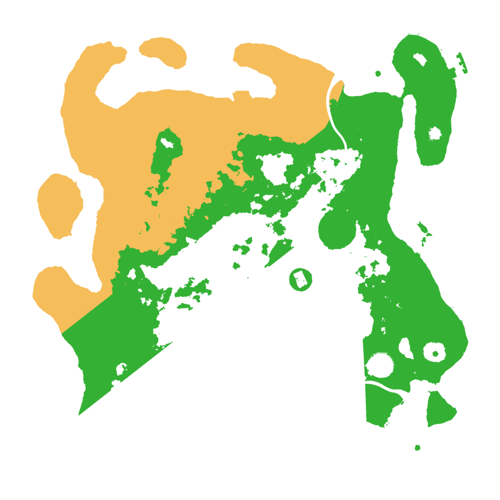 Biome Rust Map: Procedural Map, Size: 3500, Seed: 33033099